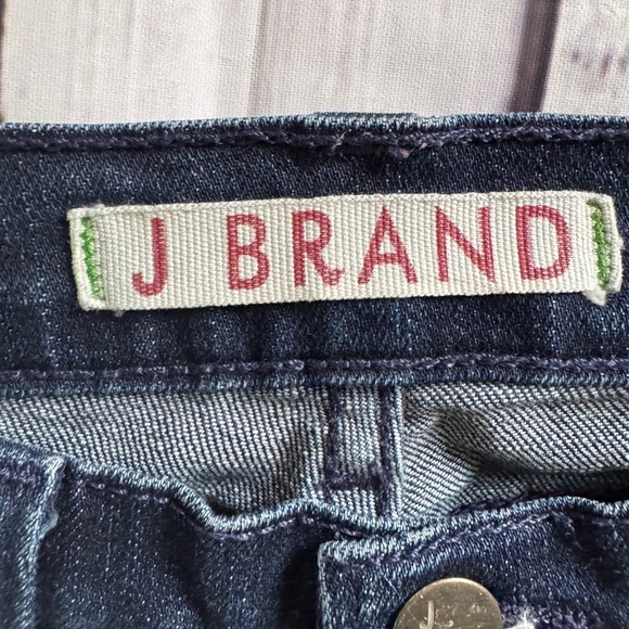 J BRAND | Cigarette Leg Dark Wash Denim Jeans Women’s Size 27 X 30” - Picture 2 of 7